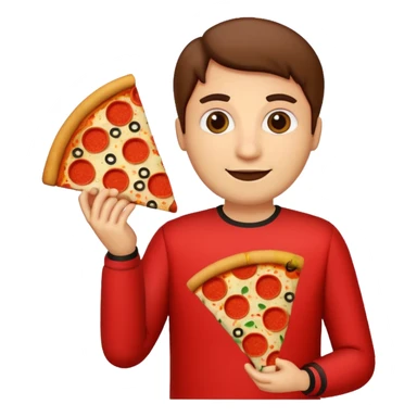 italian emoji person with pizza sticker
