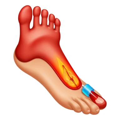 diabetischer fuss sticker