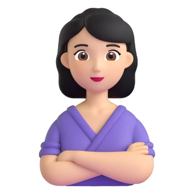 woman upper body sticker