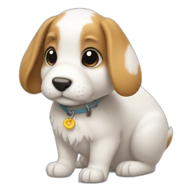 Lapin chien sticker