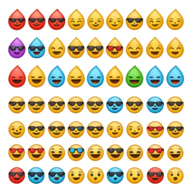 Asthetic emojis sticker
