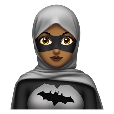 batgirl with hijab sticker