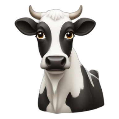Vaca asustada sticker