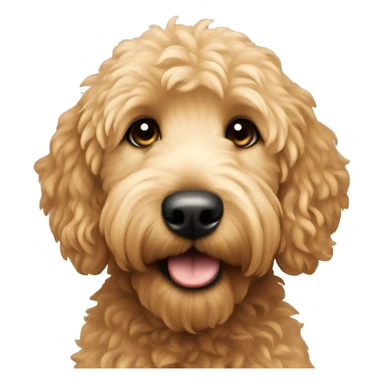 Mini golden doodle  sticker