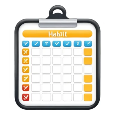 habit tracker sticker