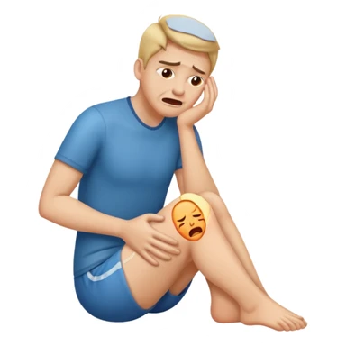 Knee pain sticker