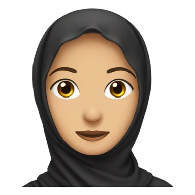 Muslim in niqab  sticker