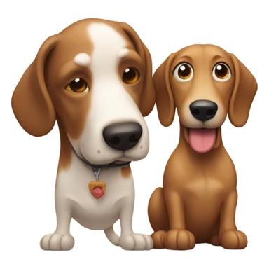 Perro salchicha conmigo  sticker