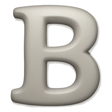 letter "b" sticker