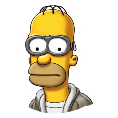 homero simpson sticker