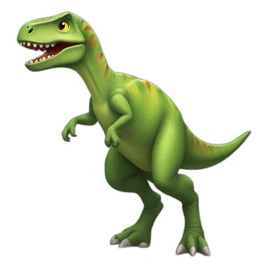 dinosaure qui danse sticker