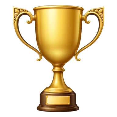 gold trophy sticker