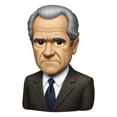 Richard Nixon But brown sticker