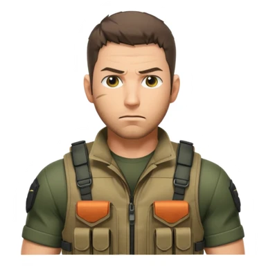 Chris redfield resident evil sticker