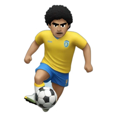 maradona heel strike sticker