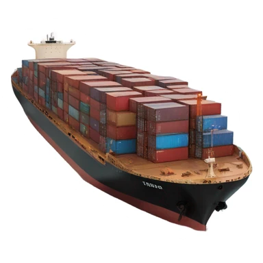 cargo ship sticker
