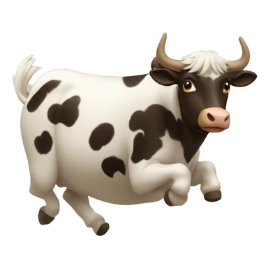 Vaca volando sticker