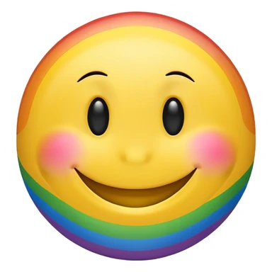 Gay smiley face sticker