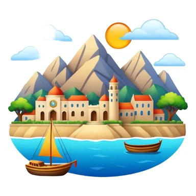 travel itinerary, no text sticker