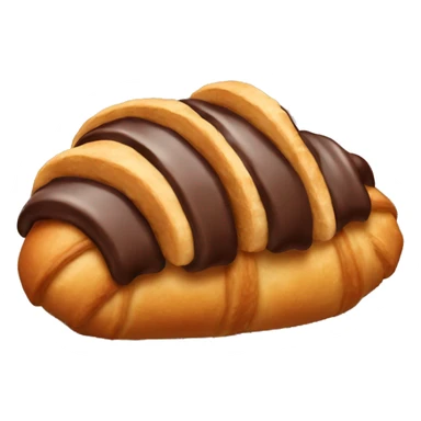 chocolate croissant sticker