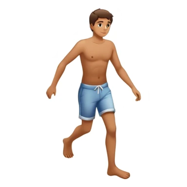  small footprints appear beside their own larger ones—as if their childhood self is walking alongside them.- hand in glowing chest on the sand footsteps sticker