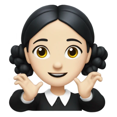 Wednesday Addams dancing  sticker