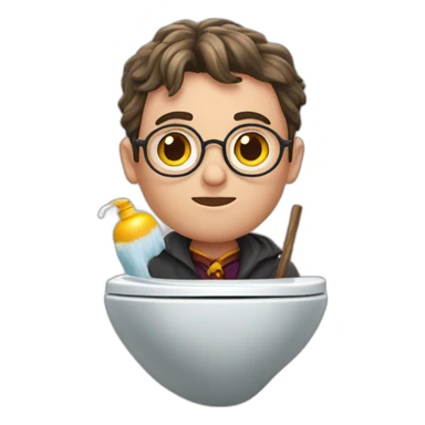 Harry Potter sur les toilette sticker