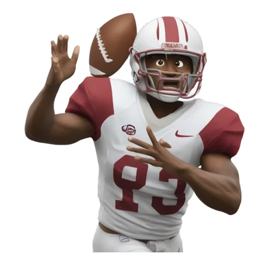 Heisman pose  sticker