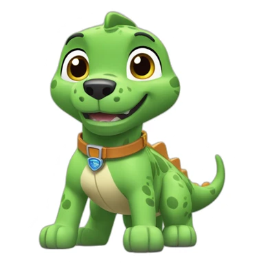 paw patrol dino sticker