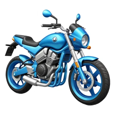 Moto SBR azul sticker