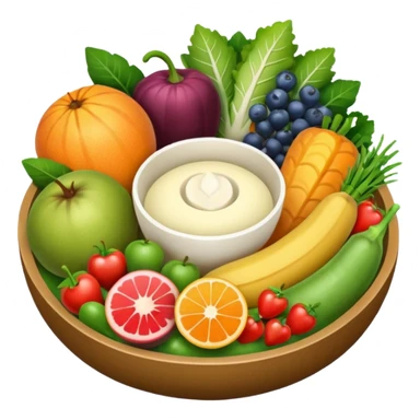 balanced diet icon sticker