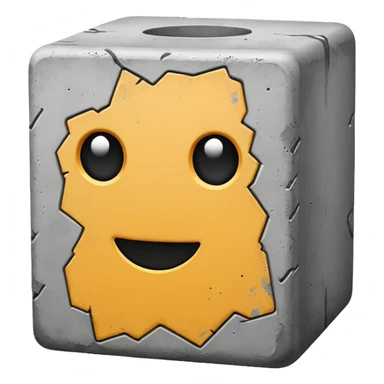 Concrete block sticker
