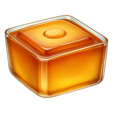 Bean Paste square jelly sticker