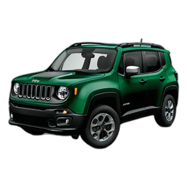 Jeep Renegade dark Green sticker