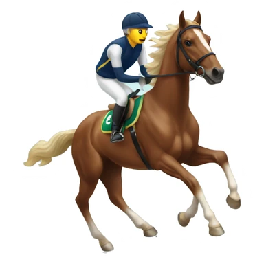 Horse cross country sticker