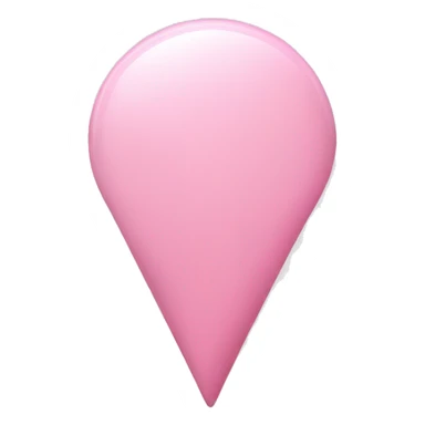 Soft Pink location pin sticker