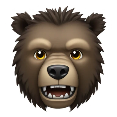 Robot-ferocious-grizzly  sticker