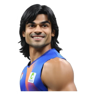 neeraj chopra sticker