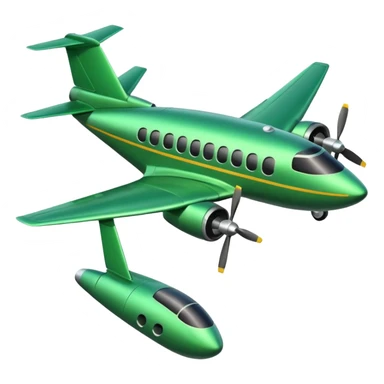 radar green aircraft sticker