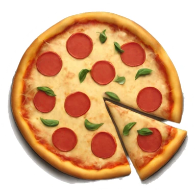 pizza on a plate  sticker