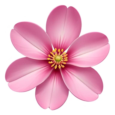 A bright spring blossom with soft pink petals opening gently sticker