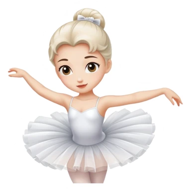 ballerina in tutu sticker