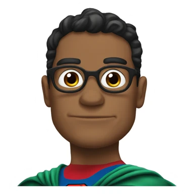 Pepe wlike superman sticker