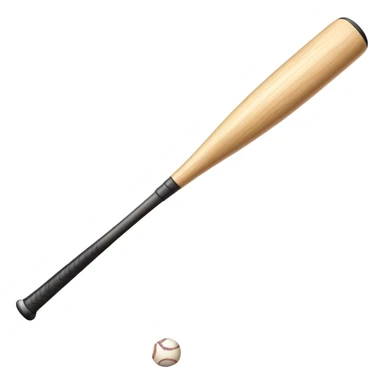 a humanoid baseball bat   sticker