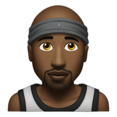 Tupac sur Eminem sticker