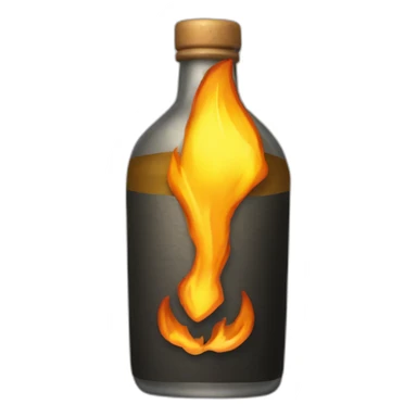 Molotov cocktail sticker