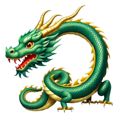 Chinese dragon sticker
