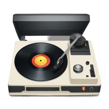 Record player sticker
