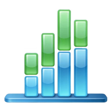 quantity three barplot descending icon sticker