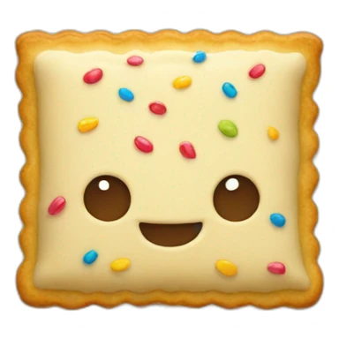 Smiling PopTart sticker